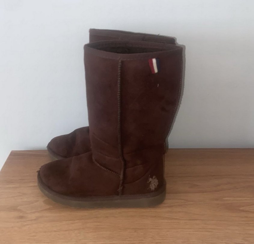 Ussn Polo Ugg Kahve Kız Çocuk - Görsel 3