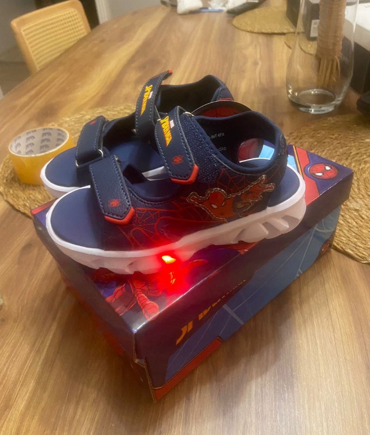 Spıder-man Baskılı Erkek Çocuk Sandalet - Görsel 2