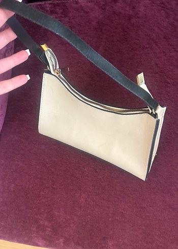 Beyaz Deri Kadın Çanta - Görsel 4