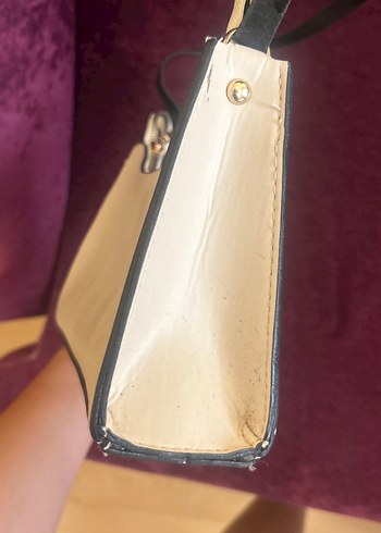 Beyaz Deri Kadın Çanta - Görsel 3