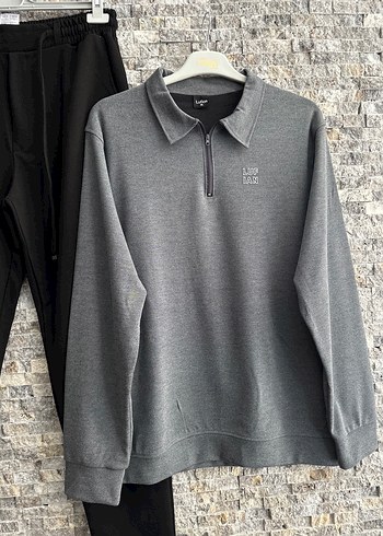 Gri Erkek Rahat Kesim Eşofman Altı - Görsel 2