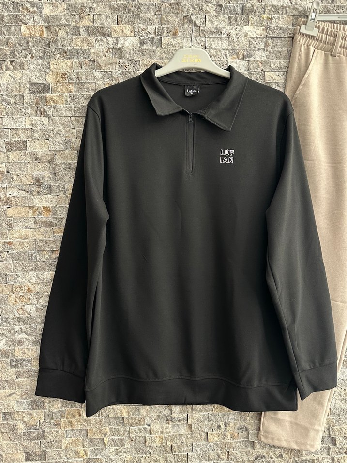 Gri Erkek Rahat Kesim Eşofman Altı - Görsel 4