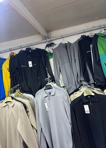 Zara Siyah Uzun Kollu Fermuarlı Erkek Kazak - Görsel 4