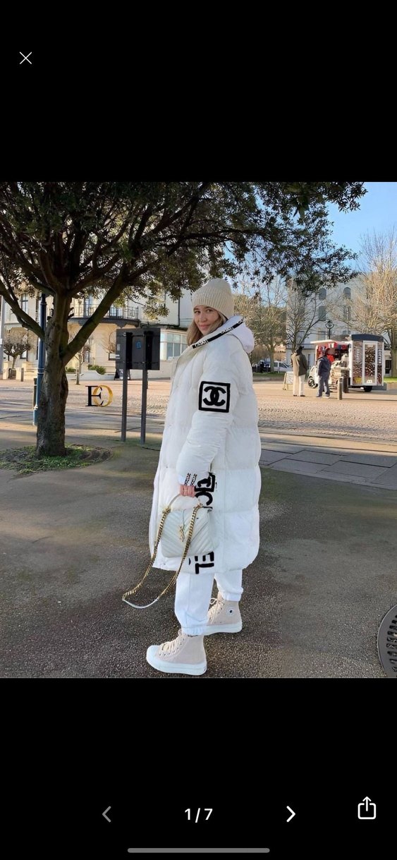 Siyah Kürklü Uzun Kadın Kışlık Mont - Görsel 2