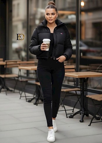 TOMMY MARKA Kadın Kısa Mont - Görsel 7