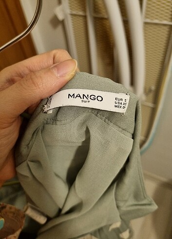 Mango Mango su yeşili midi etek