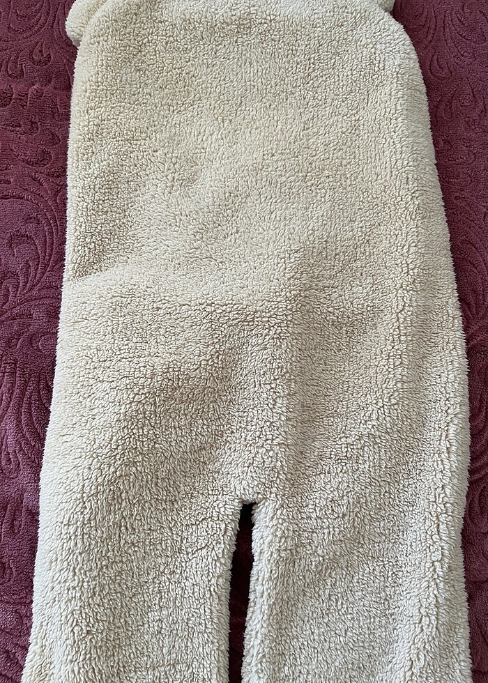 SATILDI!!!! Peluş Ayaklı ve Kulaklı Dış Kundak - Görsel 2