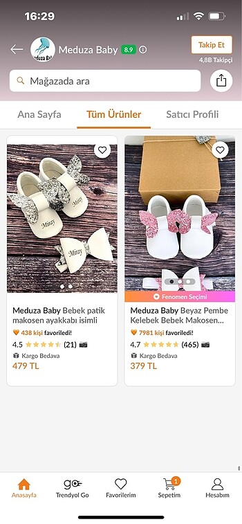 Meduza Baby Kız Bebek Makosen - Görsel 4