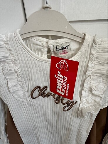 Kız Çocuk Deri Etekli Takım - Görsel 2