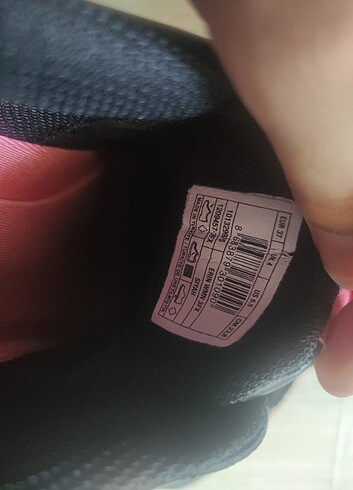 37 Beden Kadın siyah spor ayakkabı sneaker