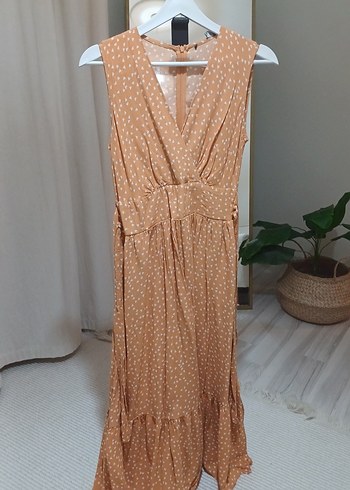 Renkli Bohem Uzun Elbise - Görsel 2