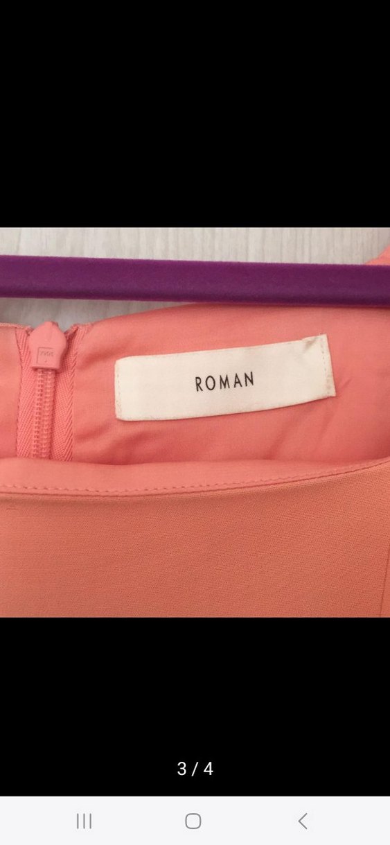 Pembe Mini V Yakalı Kolsuz Elbise - Görsel 3