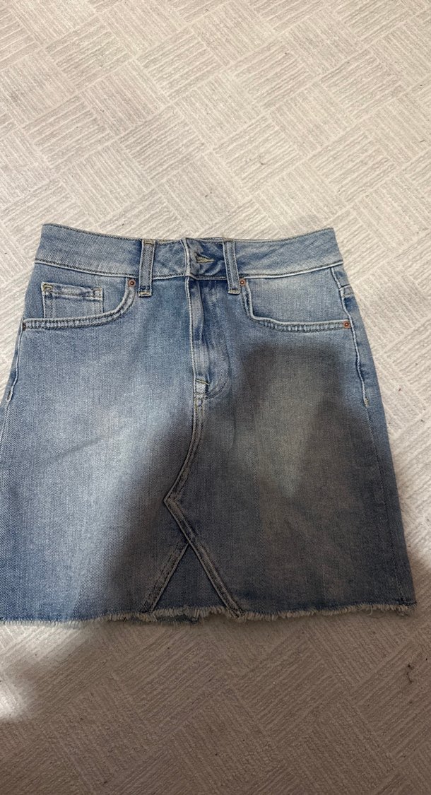 Mavi Denim Mini Etek - Görsel 2