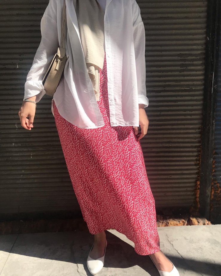 ÇİÇEKLİ TESETTÜR ETEK - Görsel 2