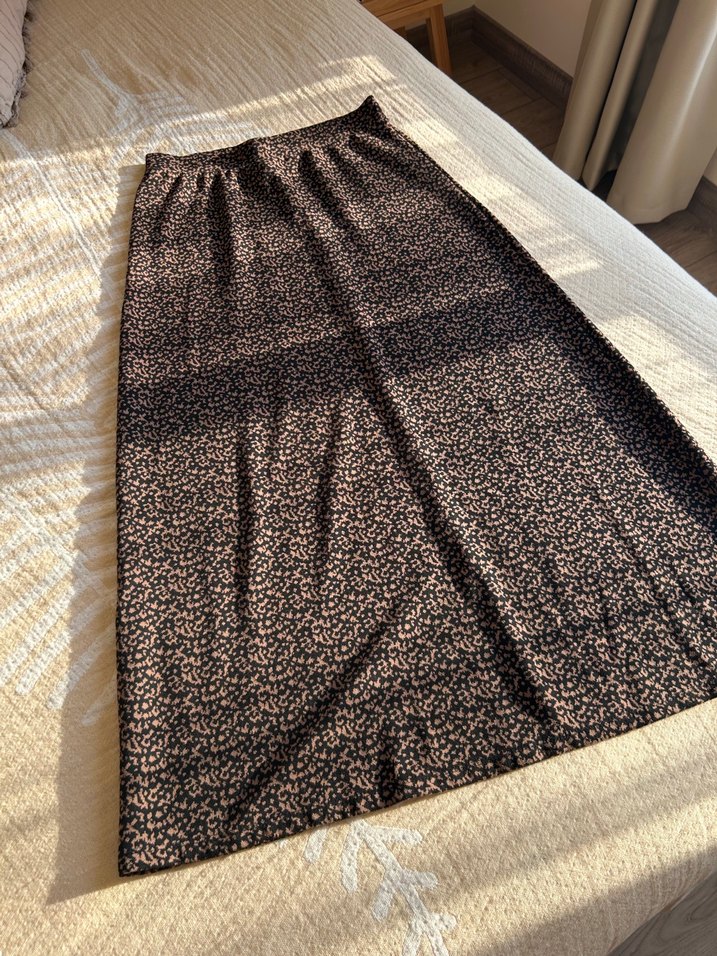 Kahverengi Tesettür Etek - Görsel 2