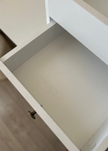 Beyaz Makyaj Organizerı ve Yuvarlak Ayna - Görsel 9