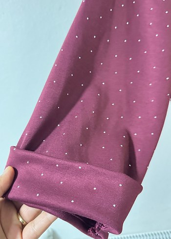 Bordo taşlı #tunik - Görsel 5