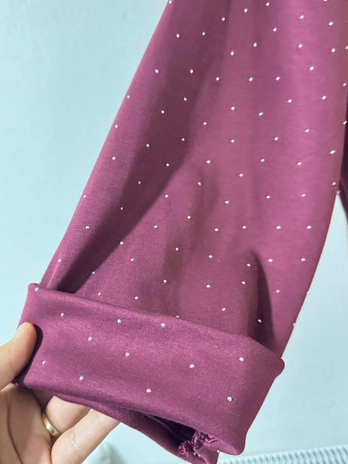 Bordo taşlı #tunik - Görsel 5