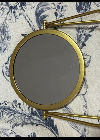 Parlak Altın Masaüstü Ayna - Görsel 2