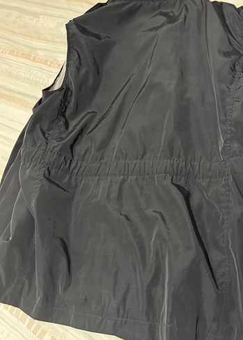 Çıtçıtlı fermuar detaylı unisex yelek - Görsel 6