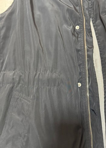 Çıtçıtlı fermuar detaylı unisex yelek - Görsel 2