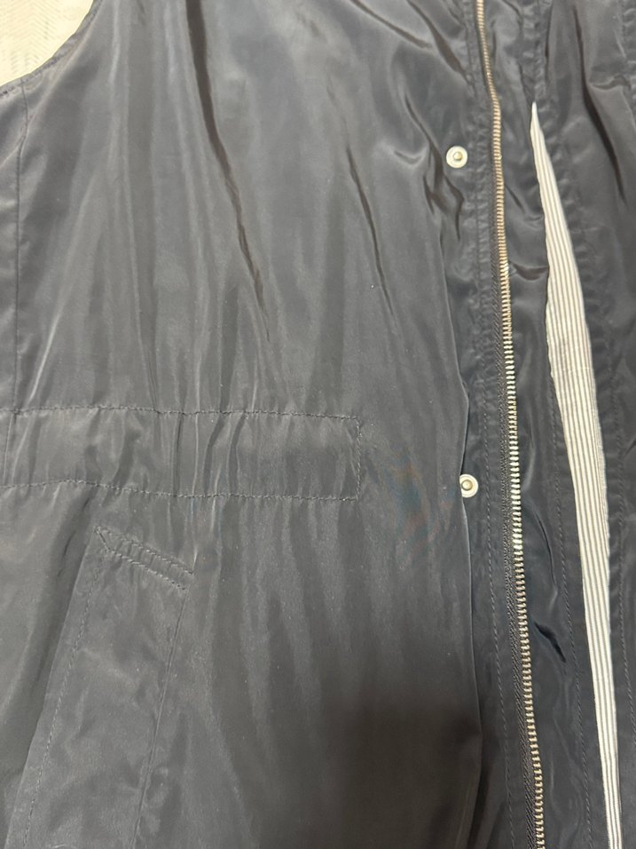 Çıtçıtlı fermuar detaylı unisex yelek - Görsel 2