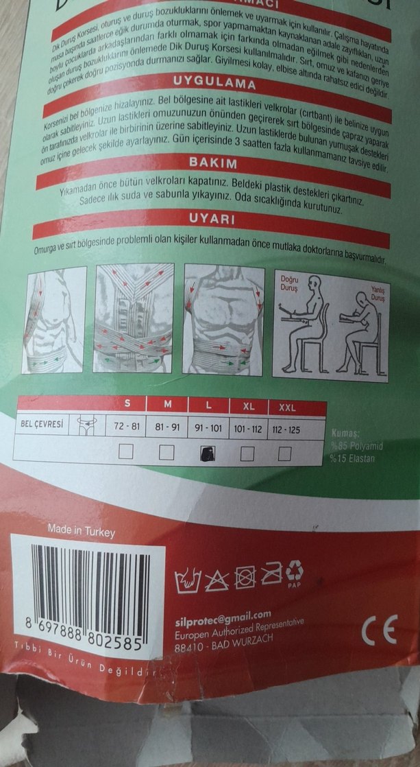 Dik Duruş Korsesi - Görsel 3