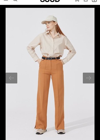 Suud Collection Suud Kumas Kadin Pantolon