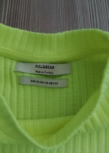 Fosfor yeşili mini Tişört - Görsel 3