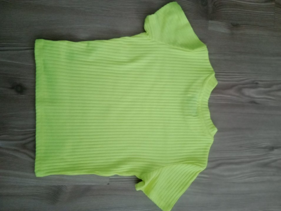 Fosfor yeşili mini Tişört - Görsel 2