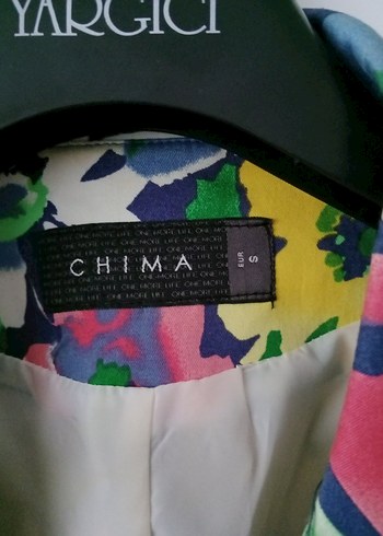 Çiçek Desenli ceyrek Kol Mini Blazer - Görsel 2