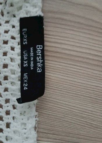 Örgü Beyaz Bohem bady - Görsel 4