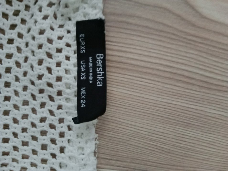 Örgü Beyaz Bohem bady - Görsel 4