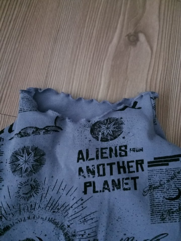 Baskılı Balıkçı Yaka bady - Görsel 3