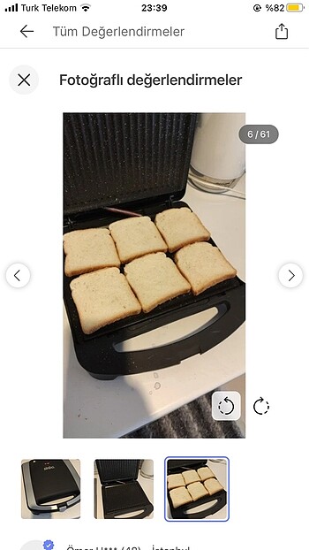 Sinbo Sıfır kutulu tost makinesi ssm-2550 XL