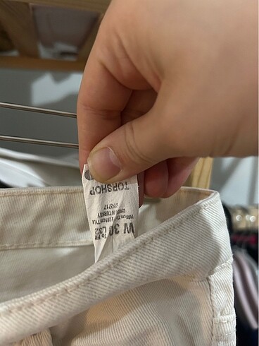 30 Beden beyaz Renk Pantolon