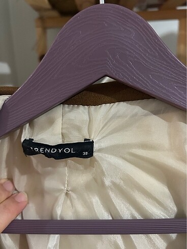 38 Beden ten rengi Renk Peluş ceket