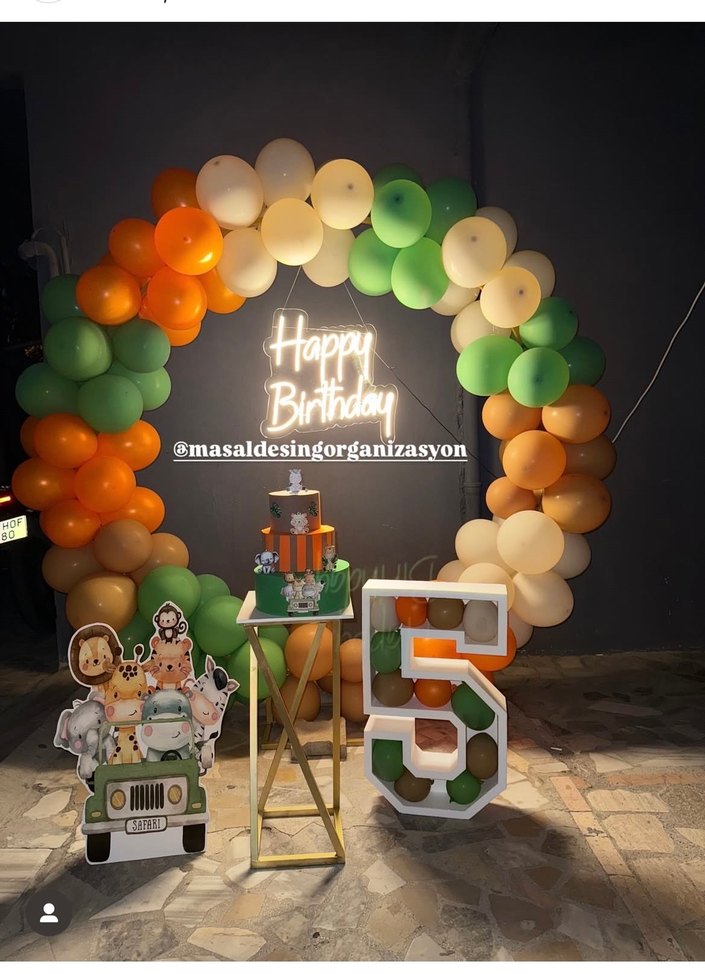 Gel al doğum günü organizasyon konsept - Görsel 5