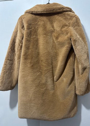 Kahverengi Kürklü Midi Kadın Kaban - Görsel 2