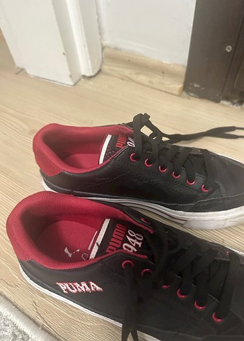Puma Kırmızı Siyah Kadın Spor Ayakkabı - Görsel 3
