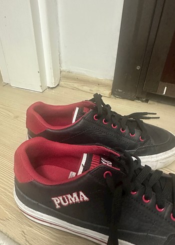 Puma Kırmızı Siyah Kadın Spor Ayakkabı - Görsel 2