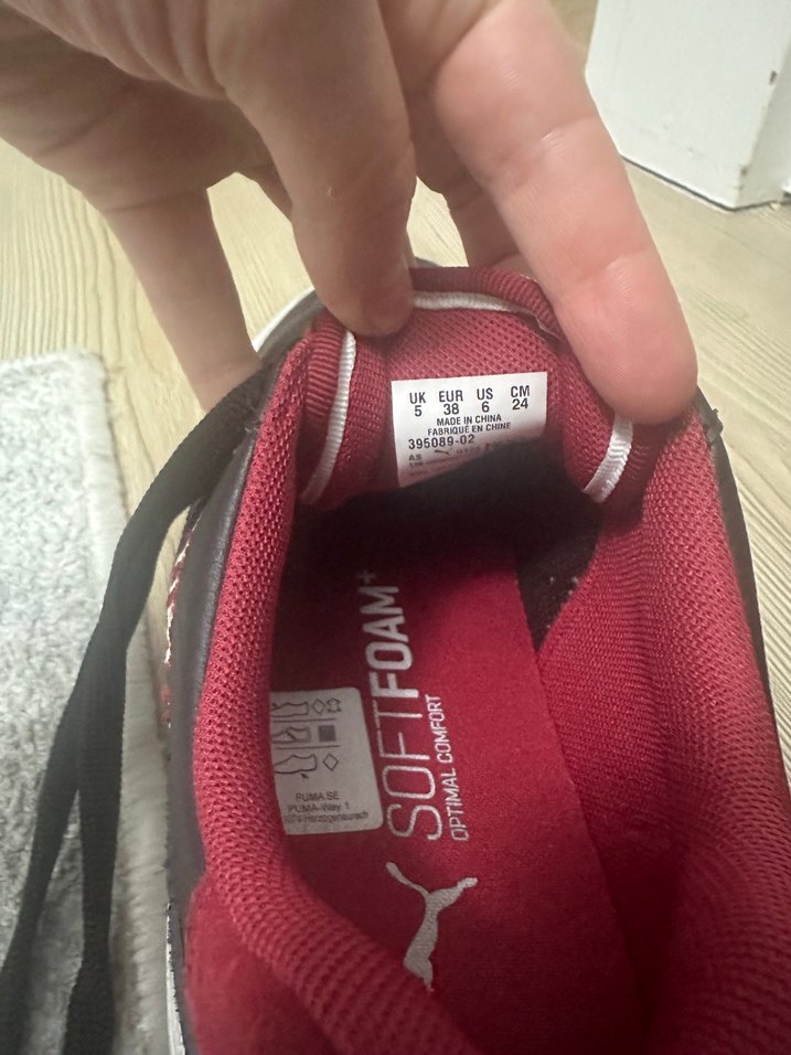 Puma Kırmızı Siyah Kadın Spor Ayakkabı - Görsel 4