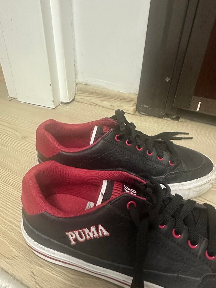 Puma Kırmızı Siyah Kadın Spor Ayakkabı - Görsel 2
