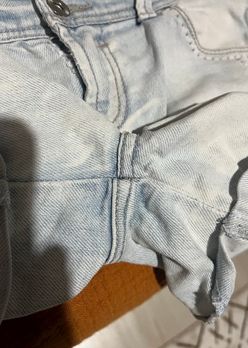 stradivarius M / 38 beden mini kot şort - Görsel 5