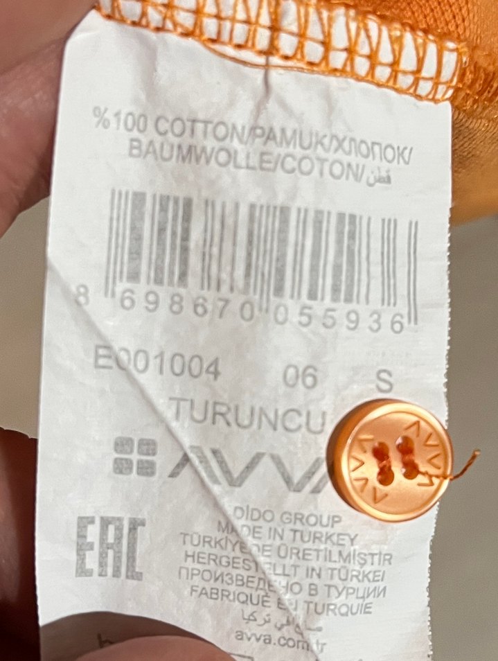 Avva S beden Polo yaka tişört - Görsel 4