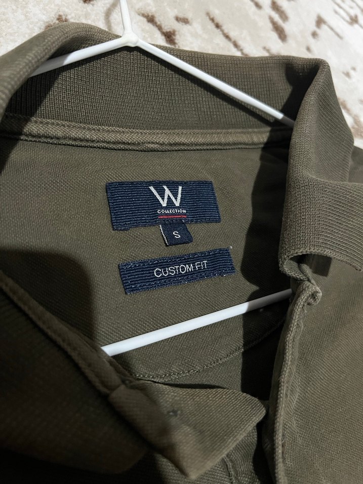 S beden Haki renk Polo yaka erkek tişört - Görsel 3