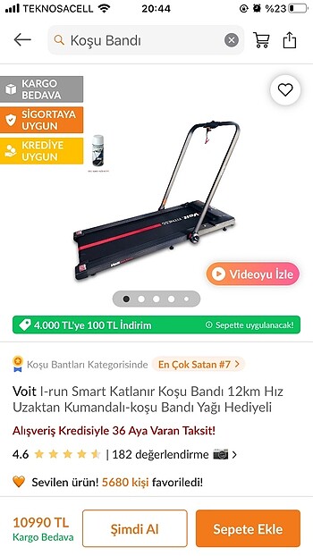 Diğer V-FİT VOIT KOŞU BANDI