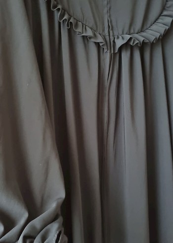 Lacivert Uzun Kadın Ferace - Görsel 4