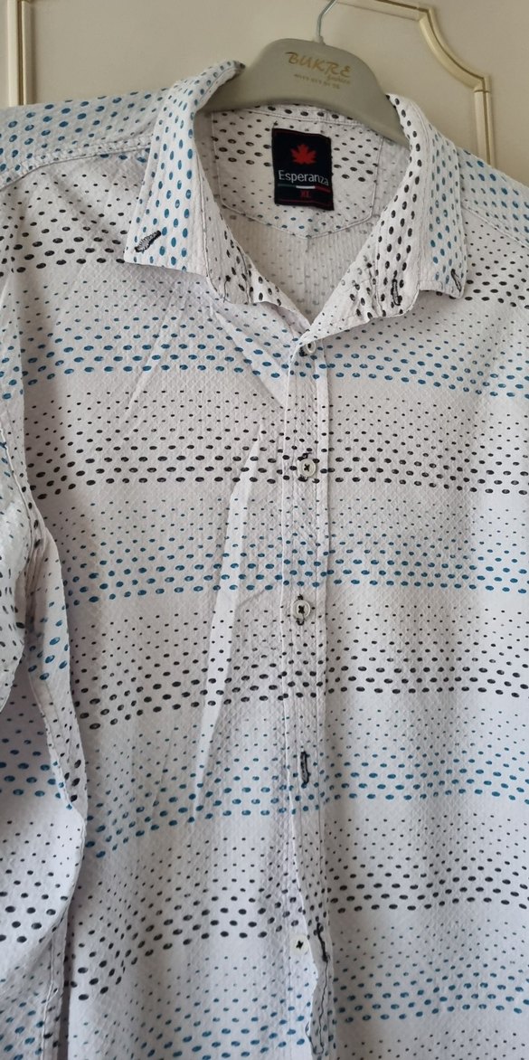 Pamuklu Uzun Kollu Erkek Gömlek - Görsel 2