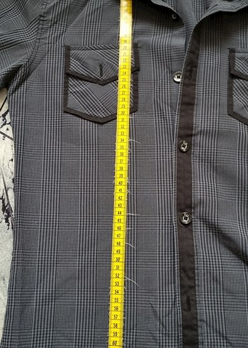 Erkek Düğmeli Uzun Kollu Gömlek - Görsel 5